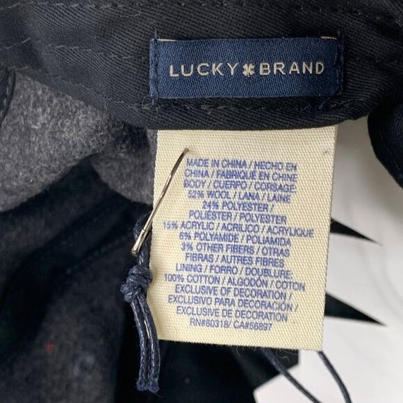 Lucky Brand Charcoal Gray Mile High Club Wool hat - Picture 6 of 8